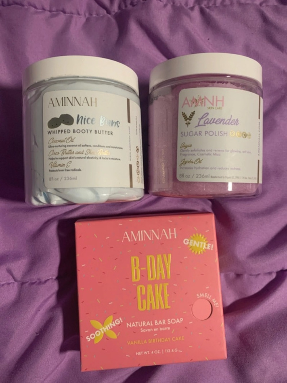 NWT Aminnah Body Care bundle